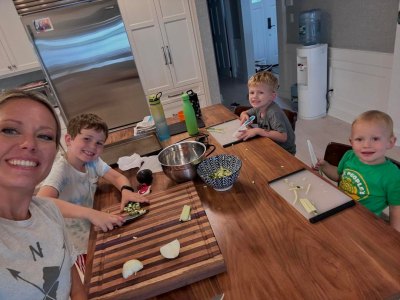 Dylan Dreyer Shares New Photo of Her Sons While Cooking