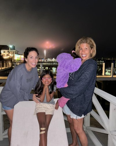 Hoda Kotb poses with daughters Haley and Hope