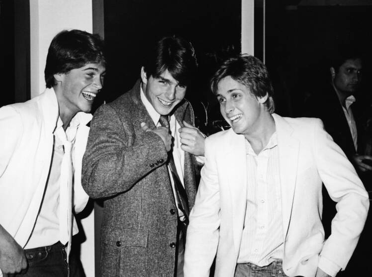 Rob Lowe was knocked out by Tom Cruise