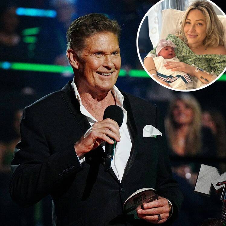 David Hasselhoff Shares Photo With Newborn Granddaughter London