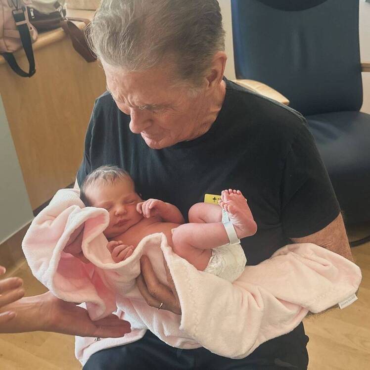 David Hasselhoff Shares Photo With Newborn Granddaughter