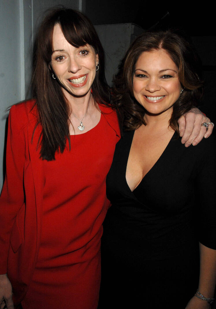 Mackenzie Phillips and Valerie Bertinelli during 5th Annual TV Land Awards - Backstage at Barker Hangar in Santa Monica, California, United States. (Photo by Jeff Kravitz/FilmMagic, Inc for Nickelodeon Television)