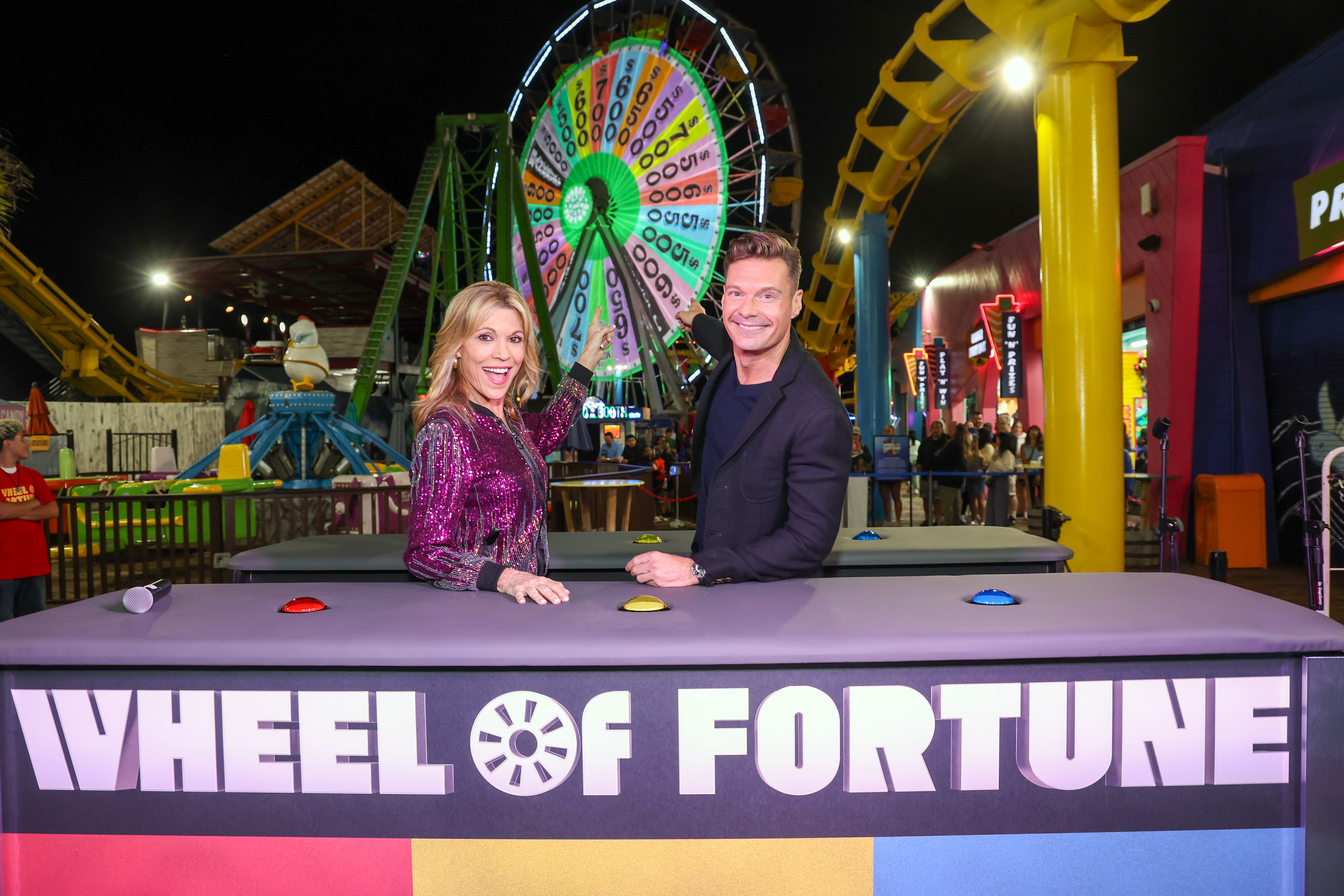 Vanna White and Ryan Seacrest