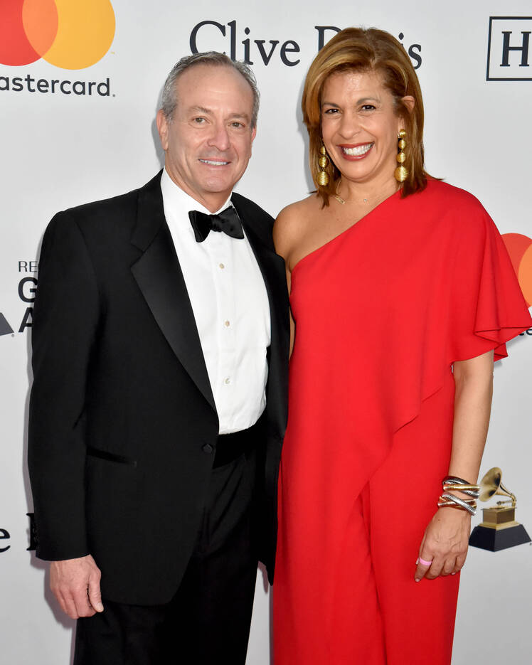 Joel Schiffman and journalist Hoda Kotb