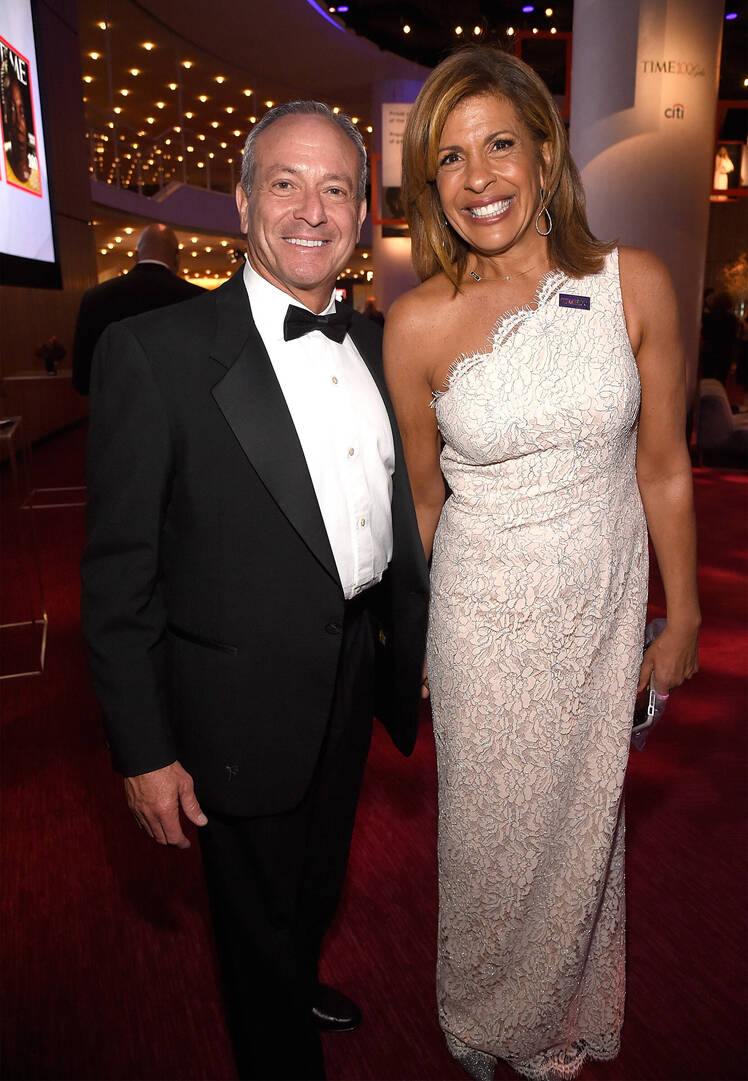 Joel Schiffman and Hoda Kotb