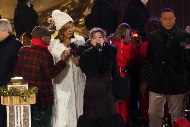 Hoda Kotb Visibly Emotional During Rockefeller Tree Lighting