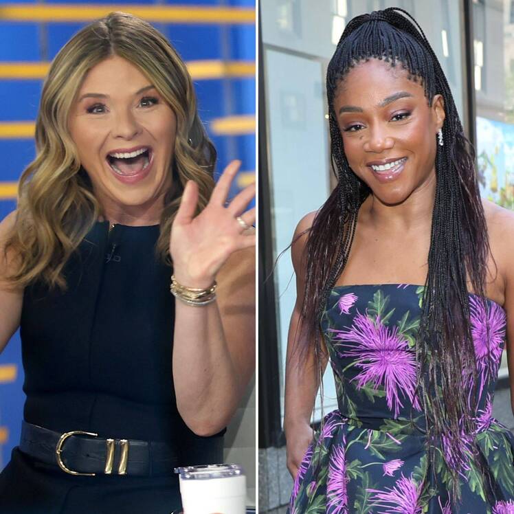 Jenna Bush Hager's Cohost Tiffany Haddish Knocks Table Over on Today