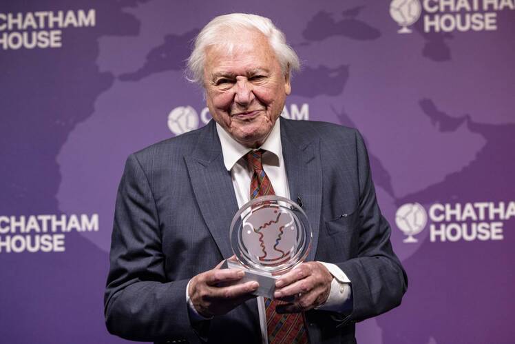 GettyImages-1346402804 David Attenborough Turns 99: 'I Will Not See How That Story Ends'