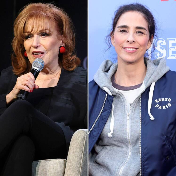 Joy Behar Kisses Sarah Silverman on the Lips on The View