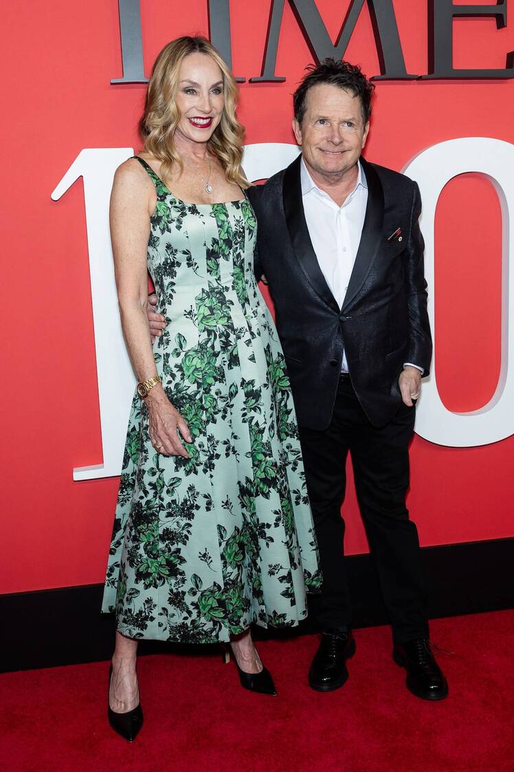 GettyImages-2150232664 Michael J. Fox's Wife 'Gives Him the Strength to Keep Fighting' (Excl)