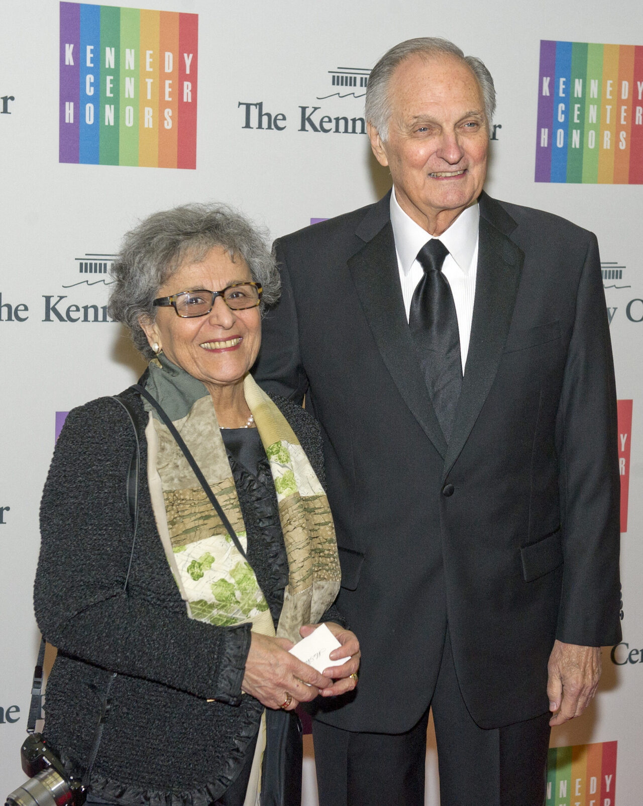 Alan Alda and wife Arlene attend a Kennedy Center event in 2013.