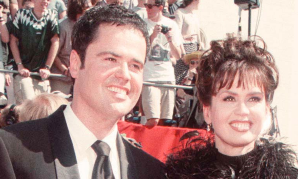 Donny Osmond and Marie Osmond attend the 1998 Emmy Awards
