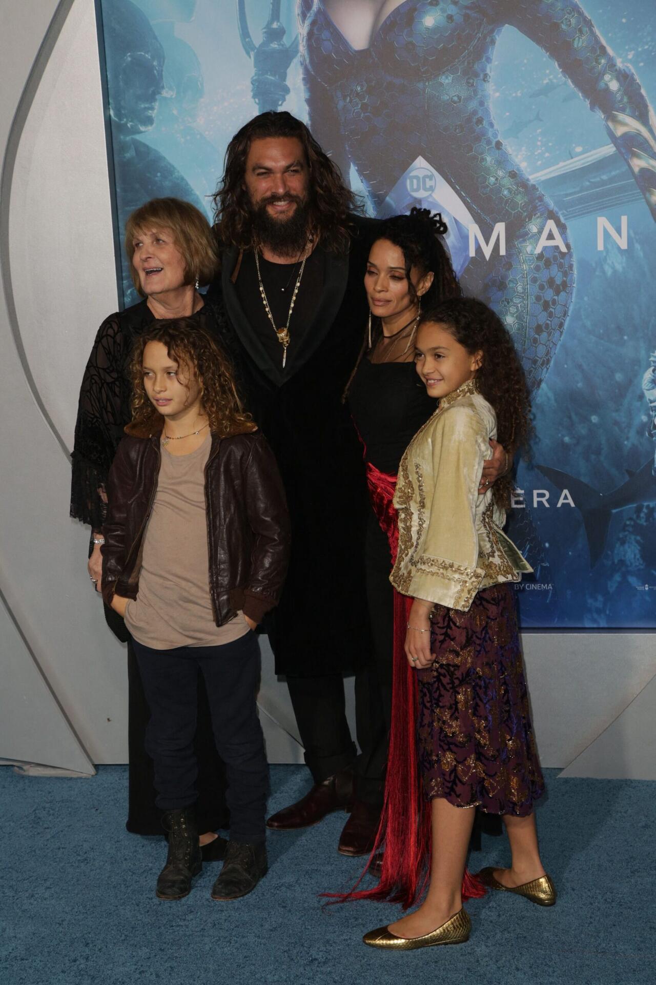 Jason Momoa Lisa Bonet kids Aquaman