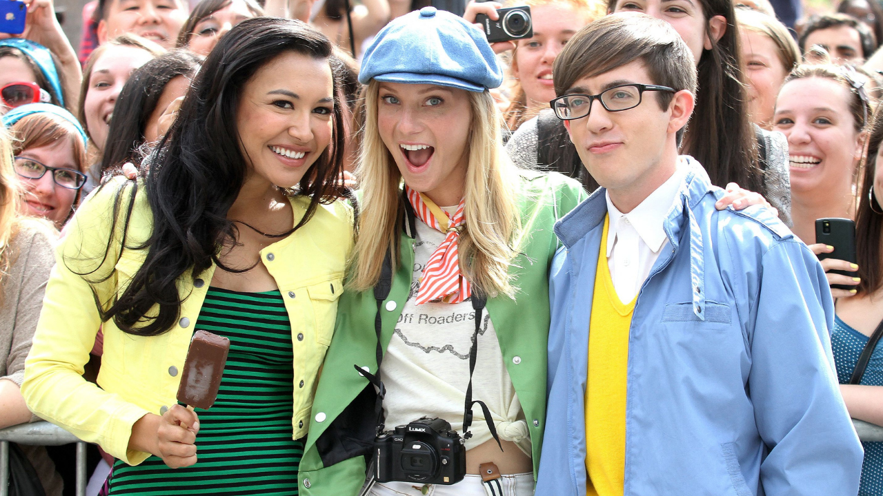 Naya Rivera Heather Morris Kevin McHale Glee